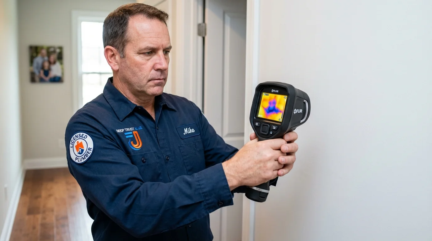 Thermal imaging leak detection by Johns Plumbing LLC in Harrogate